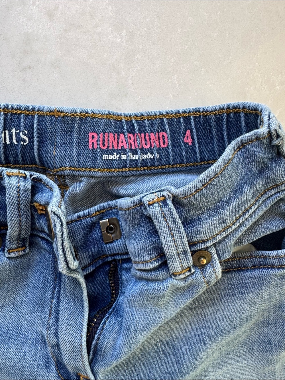 Crewcuts Light Blue Denim Runaround Shorts - Size 4